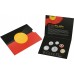 AUSTRALIA 2021 . MINT SET . TWO 2 DOLLAR COLOURED COIN . ABORIGINAL FLAG